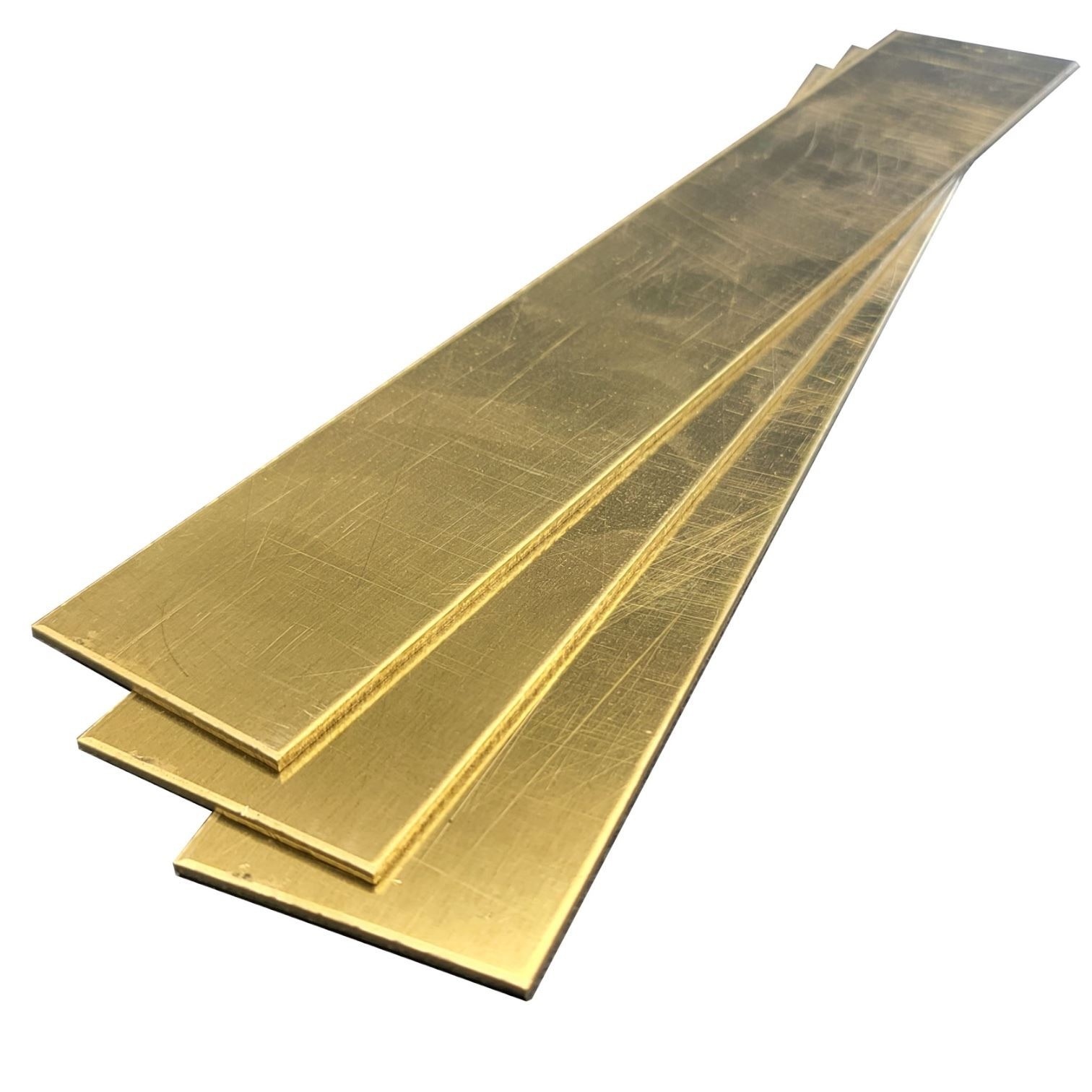 0.093″ x 2″ x 12″ (3 Pack), C260-H02 Brass Sheet, Mill Finish