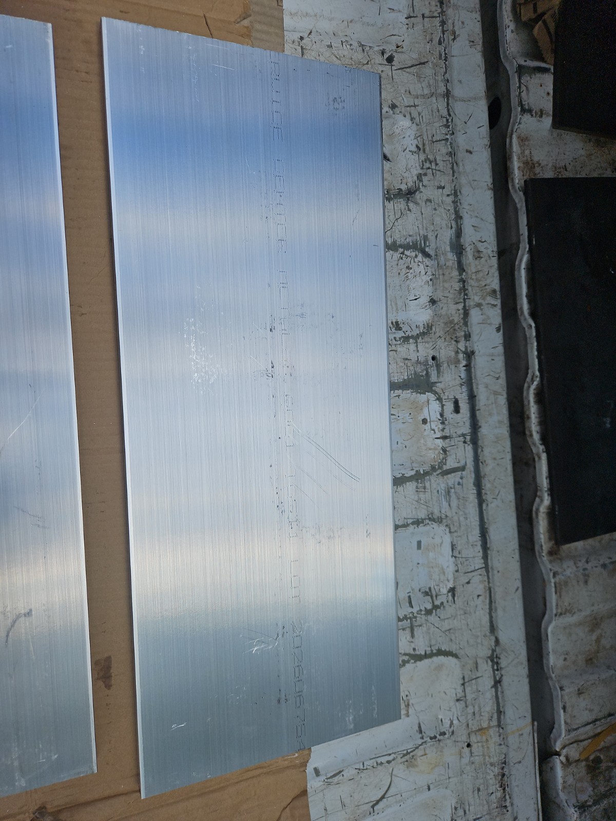 1/2” 6061 Aluminum Bar 18″ Long 8″ Wide Made In USA