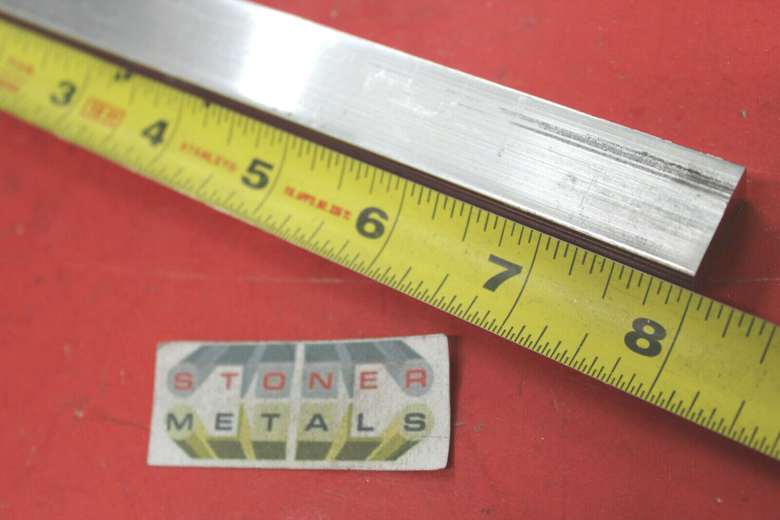1/2″ X 3/4″ ALUMINUM 6061 FLAT BAR 8″ long Solid Extruded Mill Stock