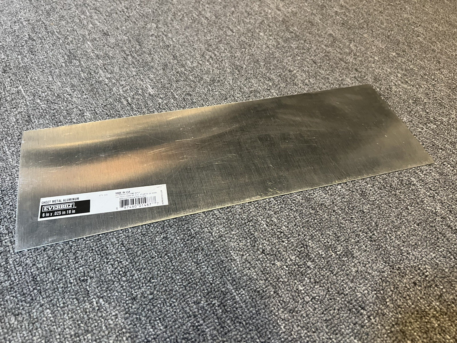 Everbilt 6 In. X 18 In. – 22 Gauge Aluminum Sheet Metal