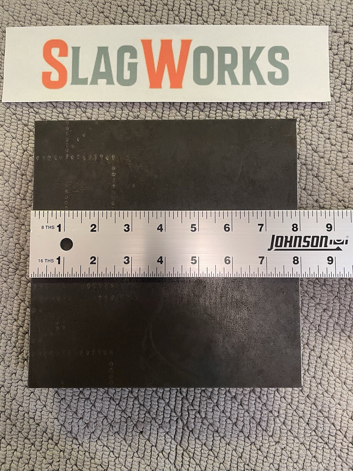 3/8x8x8 inch steel plate 8”x8” A36 Hot Roll Flat .375″ Thick