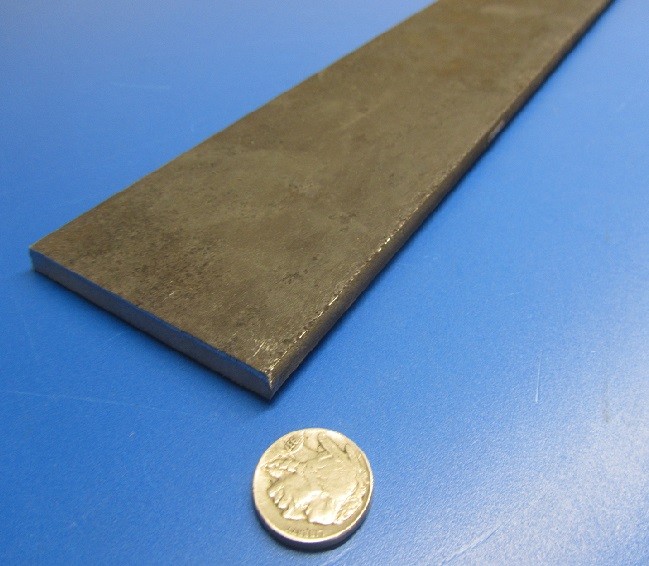 5160 Spring Steel (Knife, Blade) Bar .250″ (+/-.006″) Thick x 3.0″ Wide x 12″