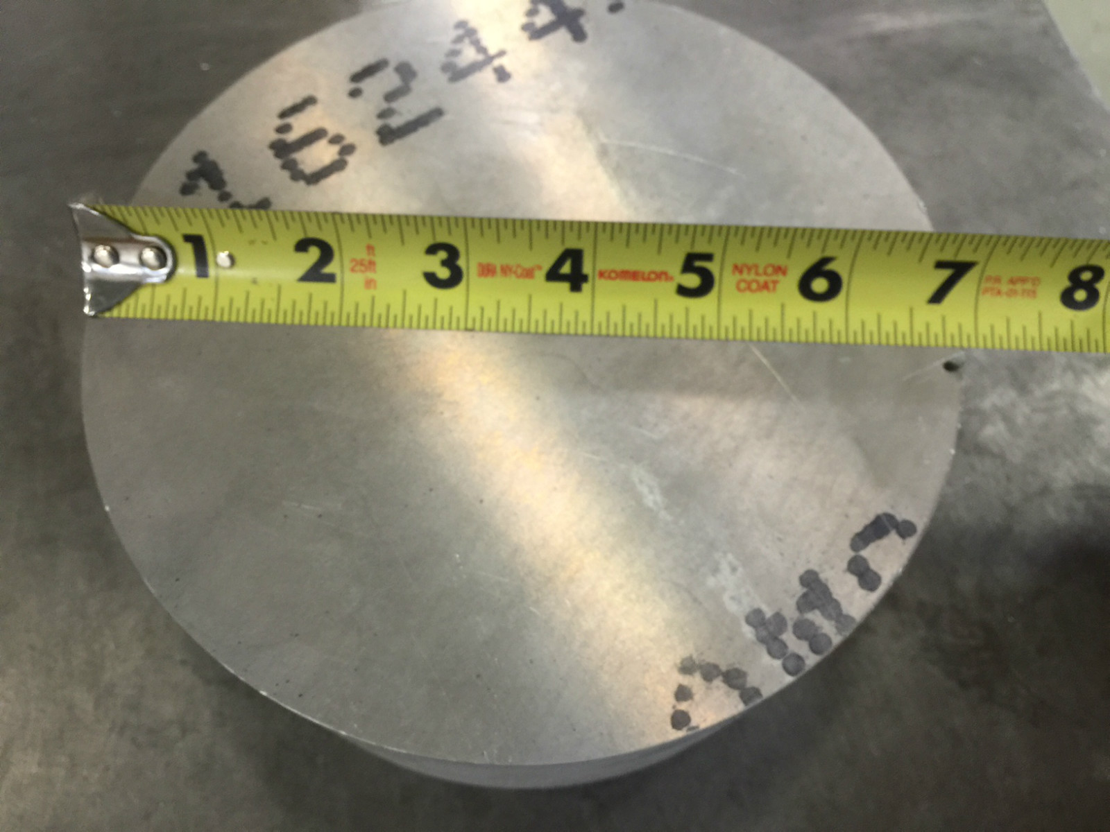 6.5”DIA x 3” 7075 Aluminum