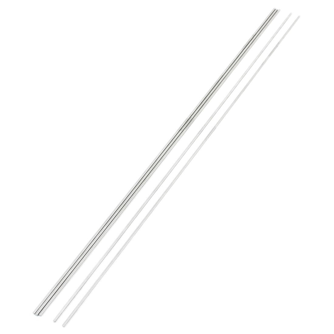 5 Pcs DIY RC Model Stainless Steel Circular Round Rod Bar 500mm x 3mm