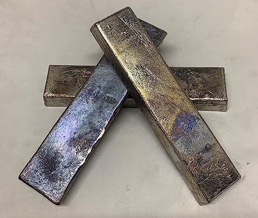 Whole Lead Ingot Pure 99.9% About 5 pounds by Rotometals