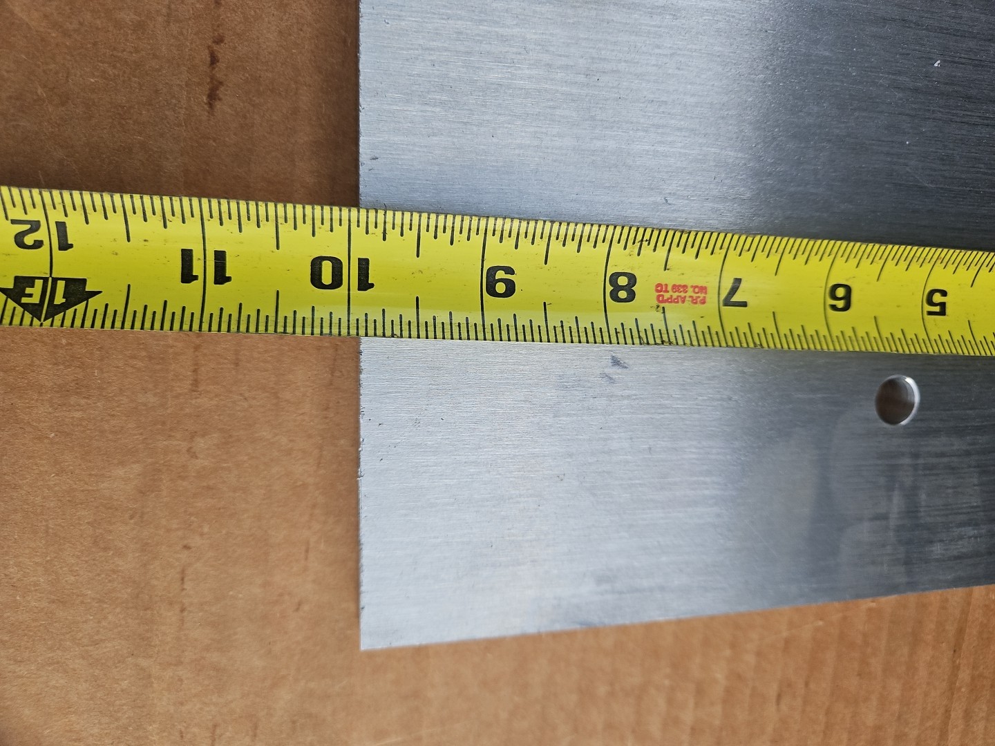 Aluminum plate 6061-T651 1/2” X 12-5/16” X 9-15/16″ Made In USA