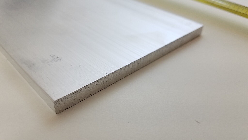 6061 Aluminum Flat Bar, 1/4″ x 4″ x 11″ long, Solid Stock, Plate, Machining