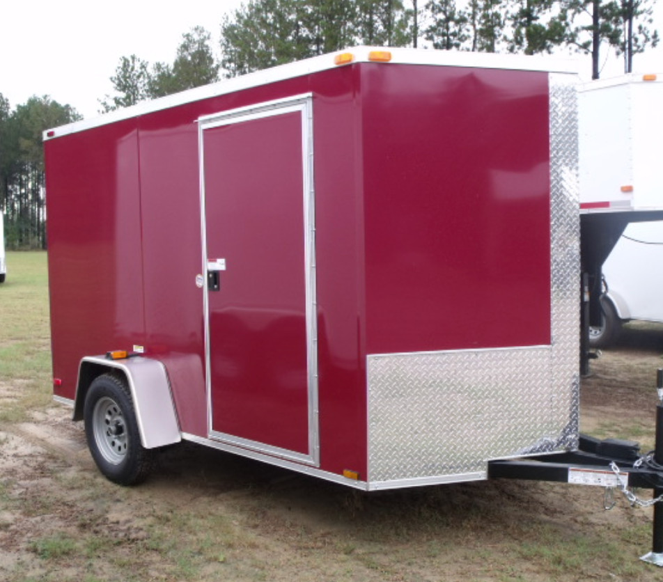 49″ x 96″ Brandywine Red Aluminum Sheet, Flat .030” Thick – Cargo Trailer Repair