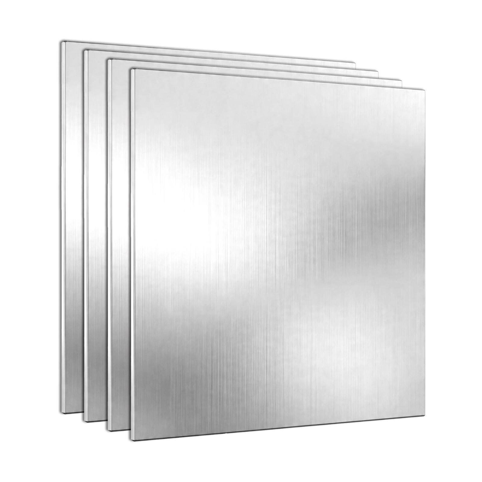TBCDHCMC 16x16x1/10in Aluminum Sheet Metal 4PCS