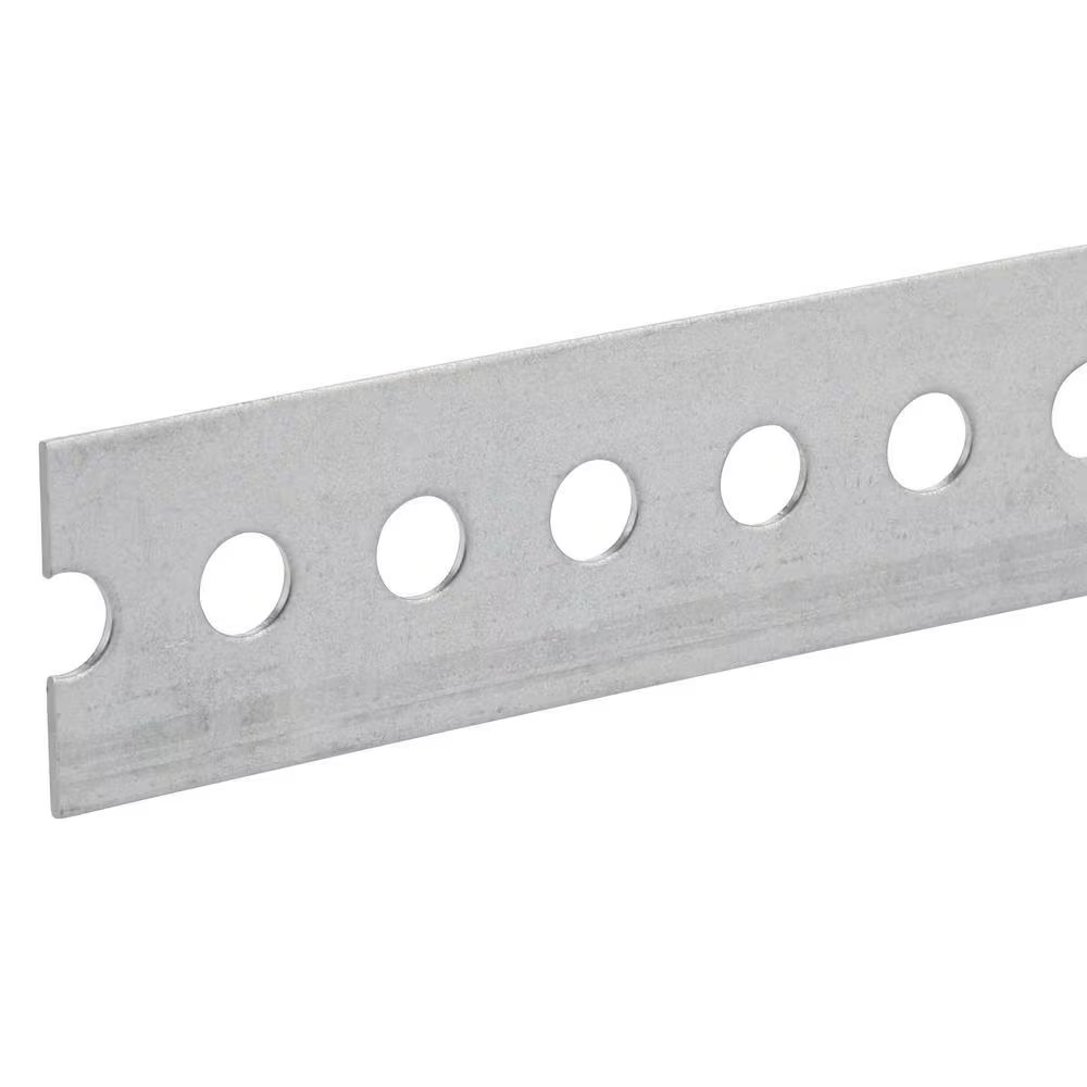 1-3/8 In. X 3 Ft. – 16 Gauge Thick Zinc Plated Slotted Steel Flat Bar