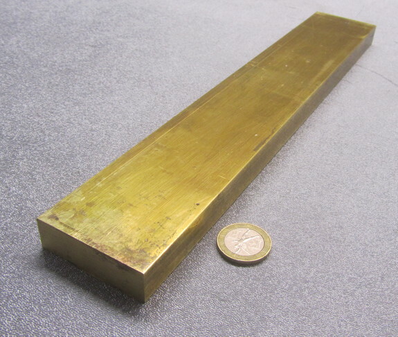 360 Brass Flat Bar 5/8″ Thick x 2.00″ Wide x 12.0″ Length