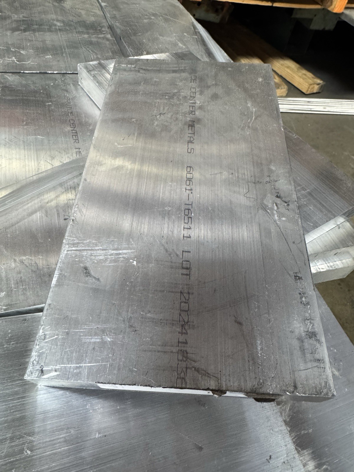 Aluminum 6061-T6511 Plate 1″ x 6.5″ x 12.25″