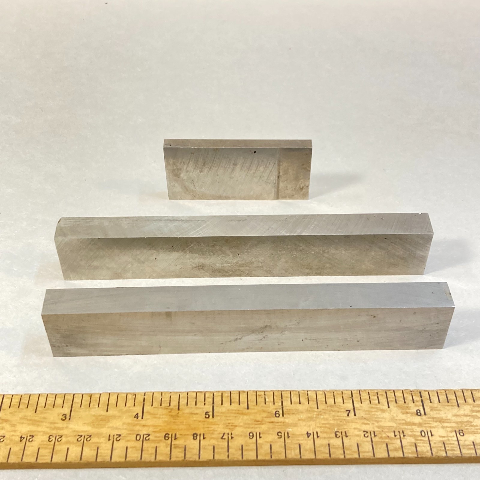 Machinist Steel Blanks Set Up Blocks 3 Pc Largest 6-1/16″ x 1″ x 1/2″
