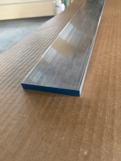 3/8″ x 2″ Aluminum Flat Bar x 48″ Long, 6061 Aluminum