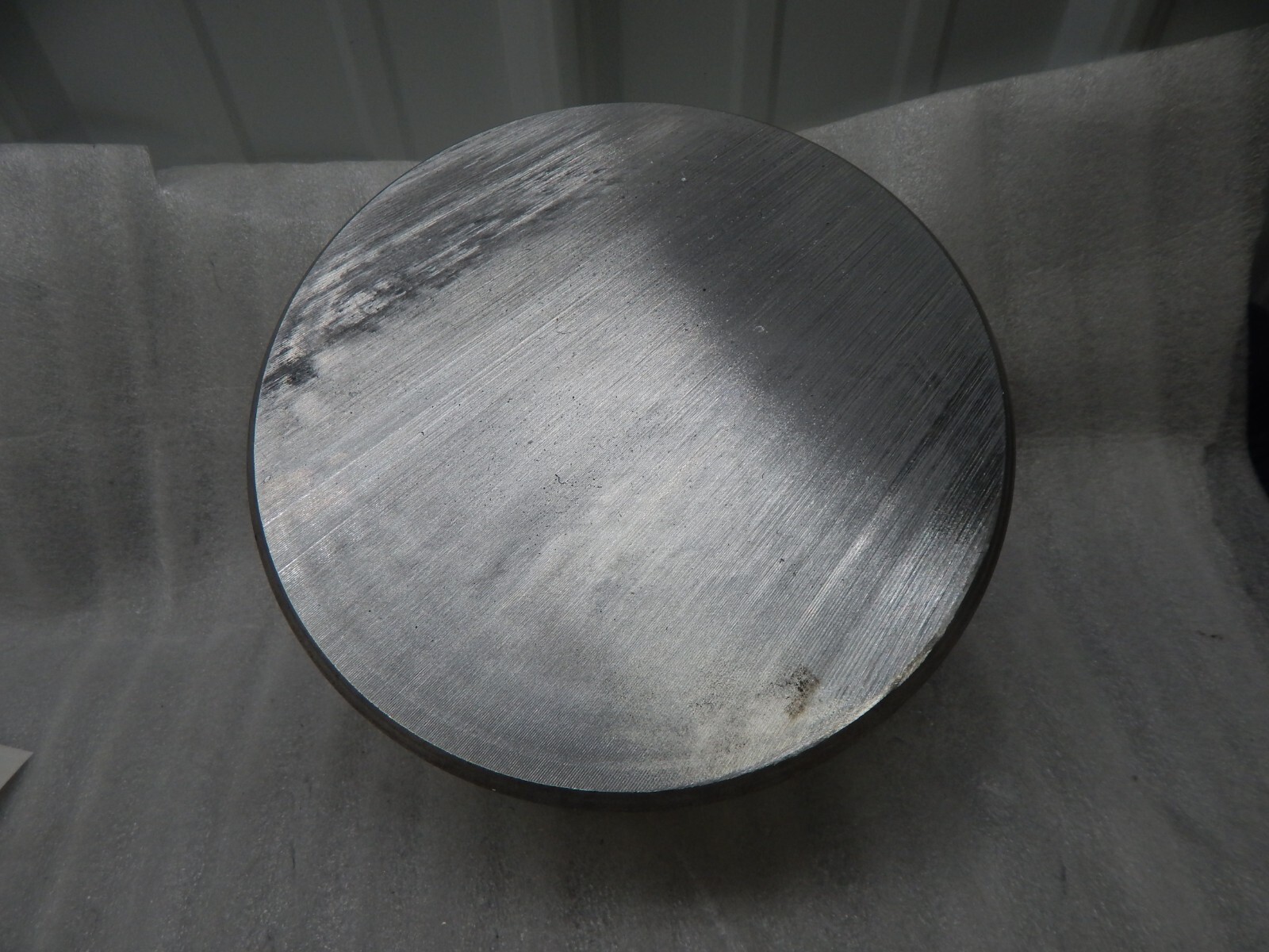 9″ X 5″ ALUMINUM ROUND STOCK rod bar flat plate 4.950” Thick x 8.850” Dia.