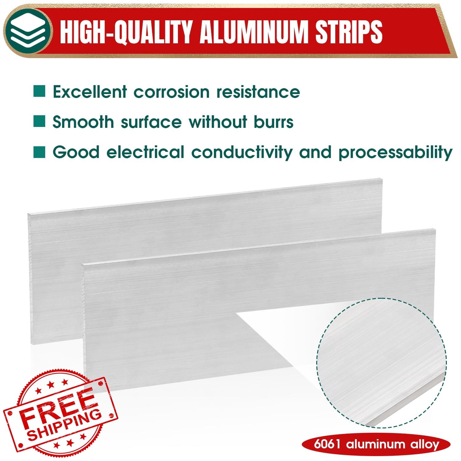 Uxney 5/32″x2″x8″ Aluminum Flat Bar