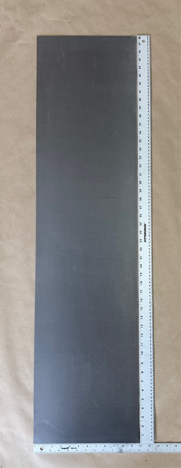 18 Gauge Carbon Steel Sheet Cold Roll Cut Size: 12W X 48L 1 sheet FREE SHIPPING