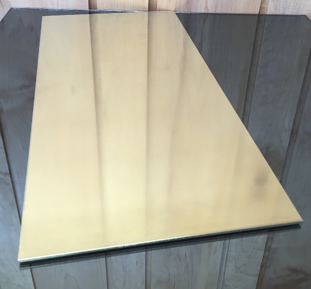 1/8″ BRASS SHEET PLATE NEW 10″X20″ .125 Thick *CUSTOM SIZES AVAILABLE*