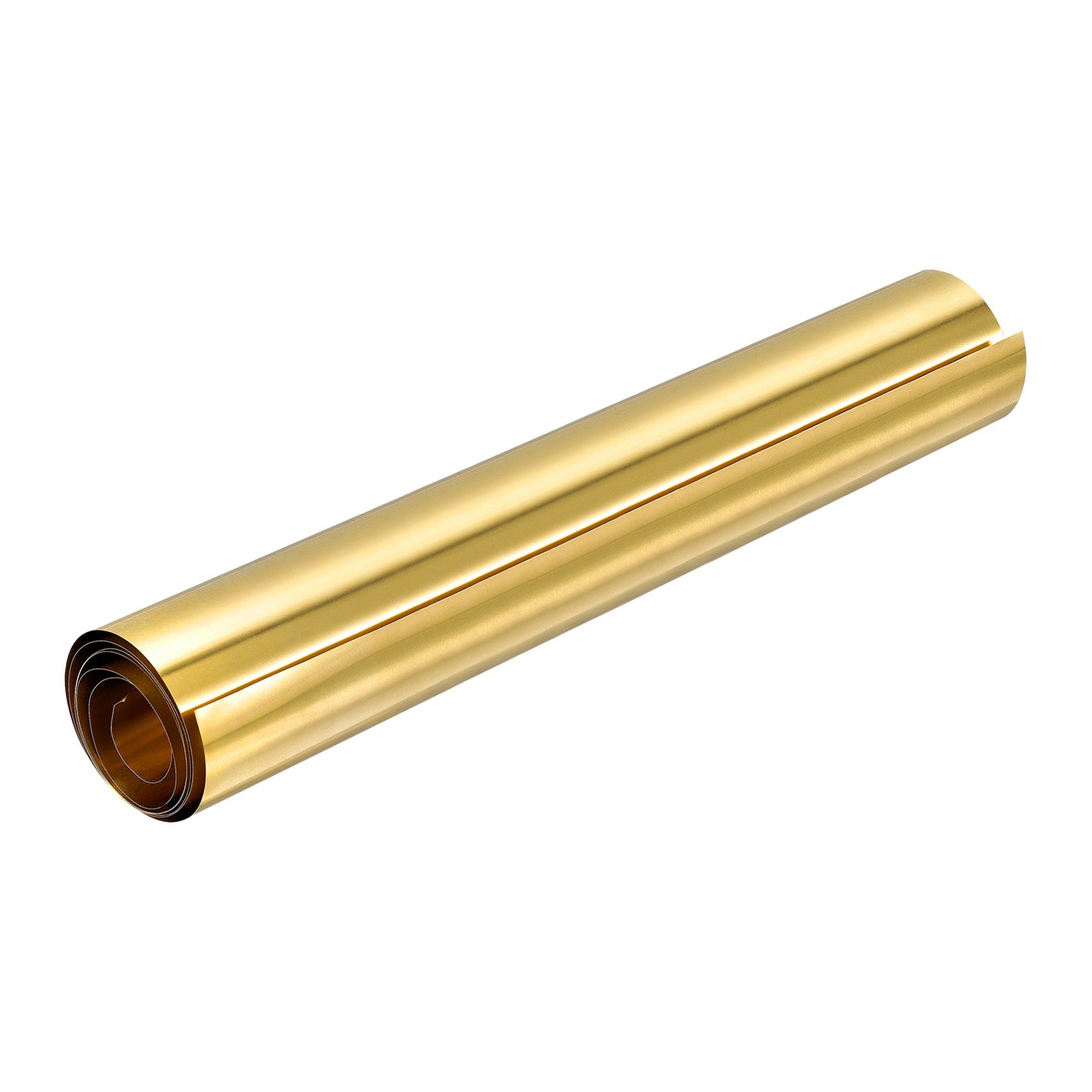 Brass Sheet Roll Metal Foil Plate 40″ L x 12″ W x 0.002″ T for DIY