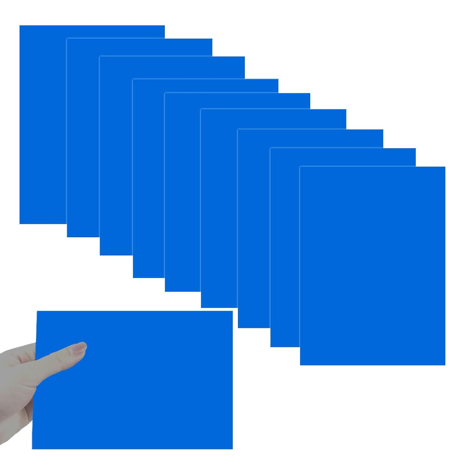 10Pcs Blue Anodized Aluminum Sheet 5″ X 7″ X 1/32″ (0.8Mm) Corrosion-Resistant M