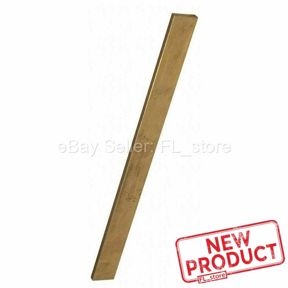 Brass Flat Strip 1/8″ x 3/4″ x 1 Foot 360 Solid Rectangle Stock 12 Inch Long NEW