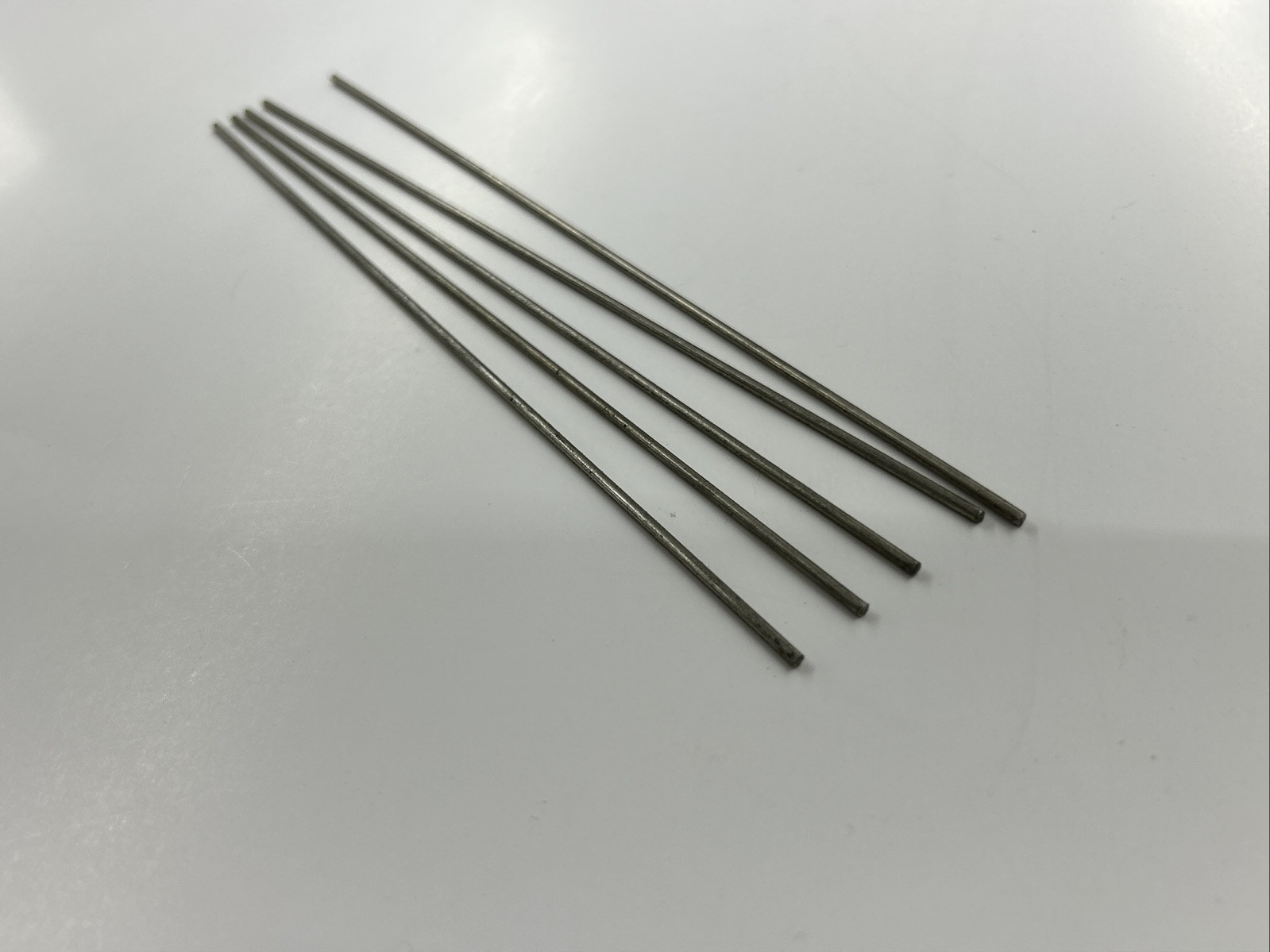 752 18% Nickel Silver 1/8” x 11” 5 Pieces Round Pin stock Turning Knife Making