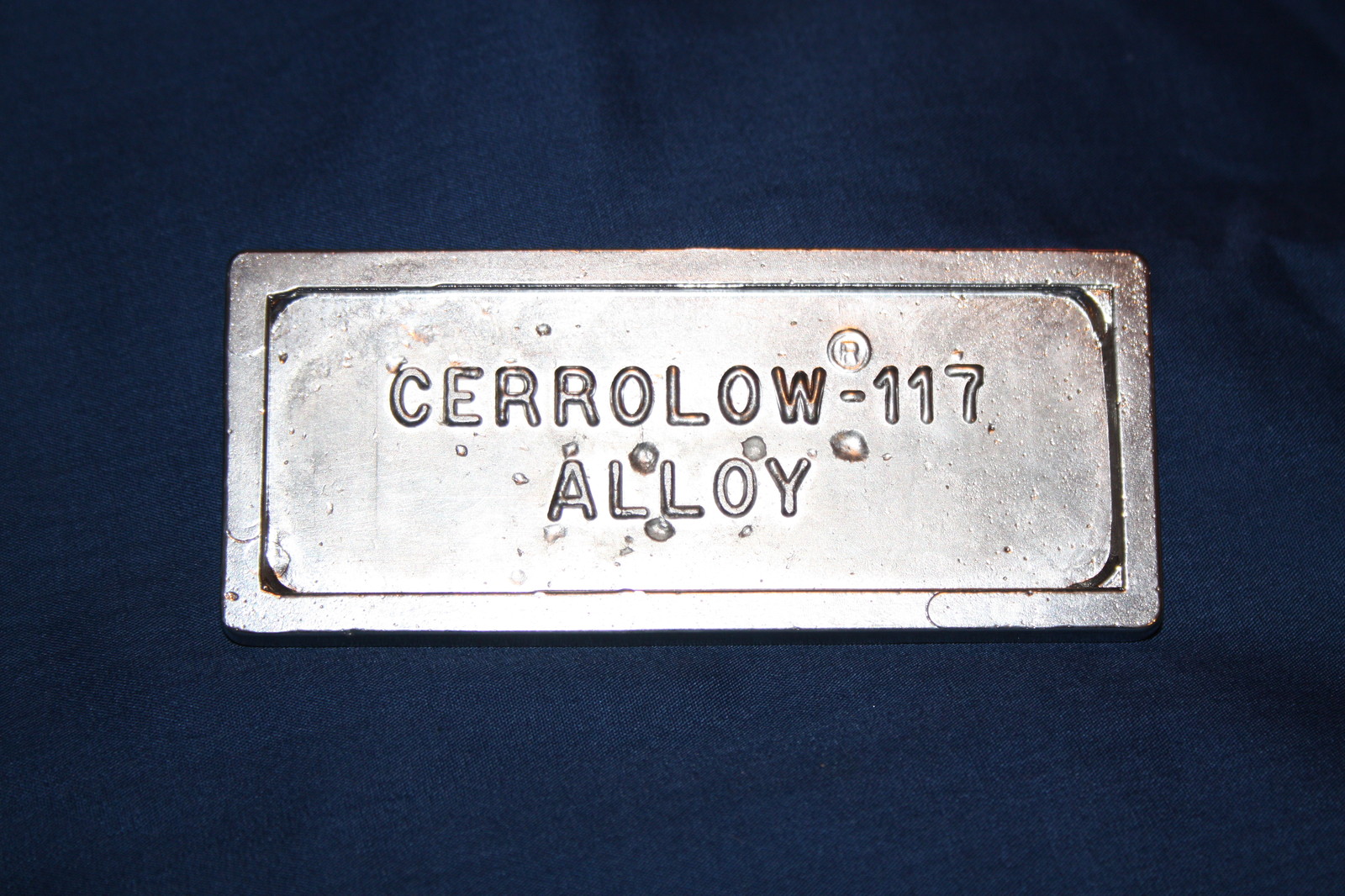 Cerrolow 117 Low Temperature Alloy – 1 lb. Ingot