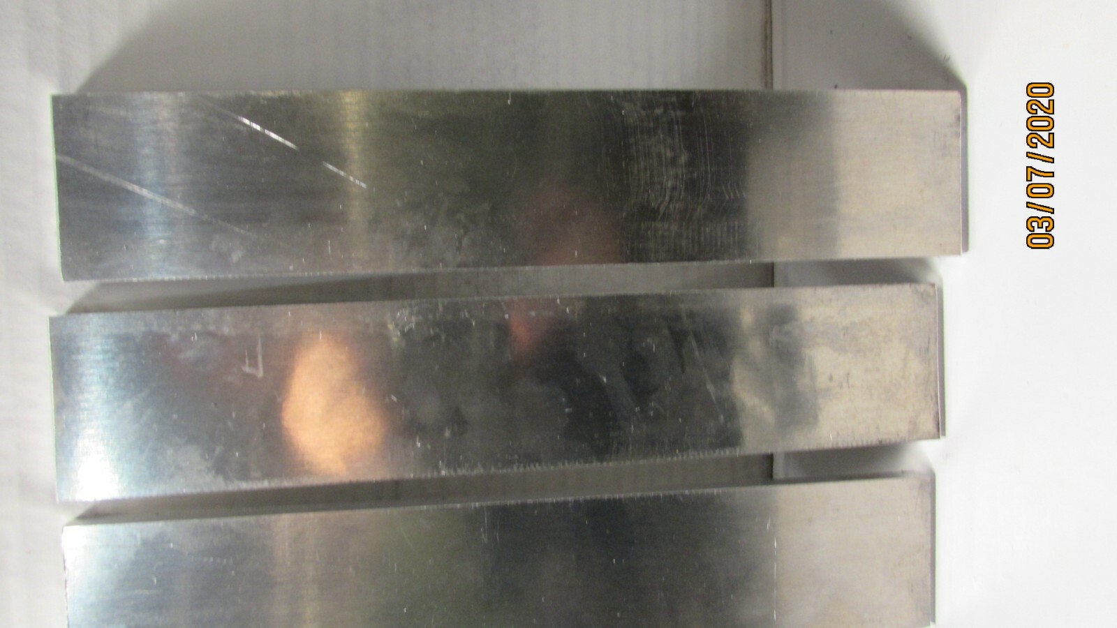 3/8″ X 2″ X 10″ — 5052 ALUMINUM FLAT BAR—3 PIECE LOT