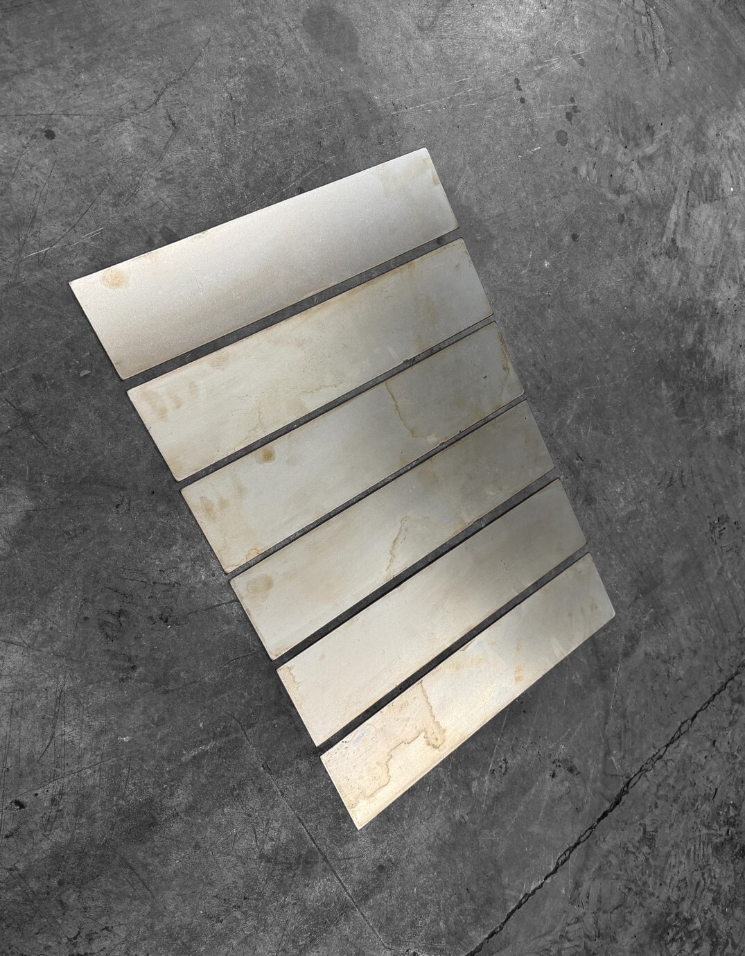 18 GUAGE STEEL SHEET METAL COLD ROLLED 4″ X 18″ 6 pack