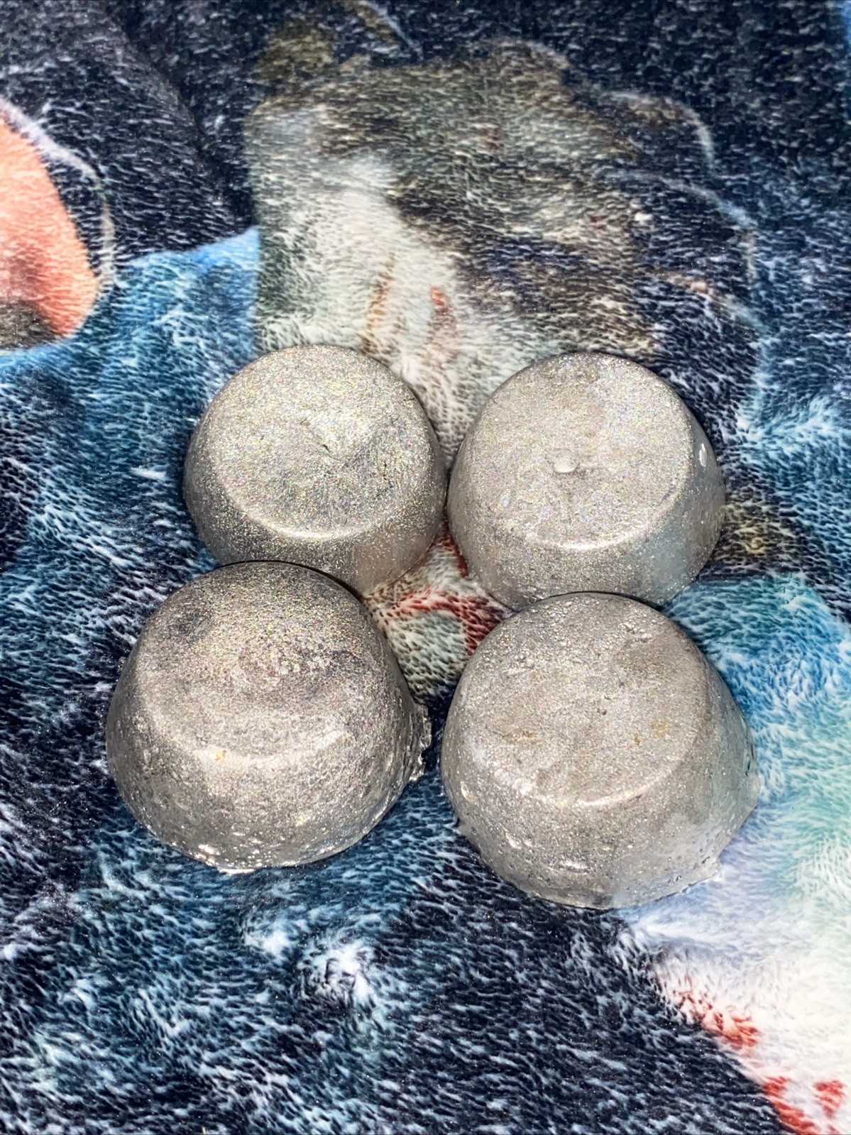 2 Pound TIN/Pewter metal round ingots 95% pure tin for crafts/casting