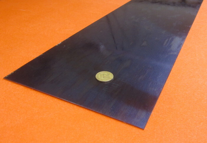 1095 Annealed Spring Steel Shim .020″ Thick x 8.0″ Width x 24″ Length