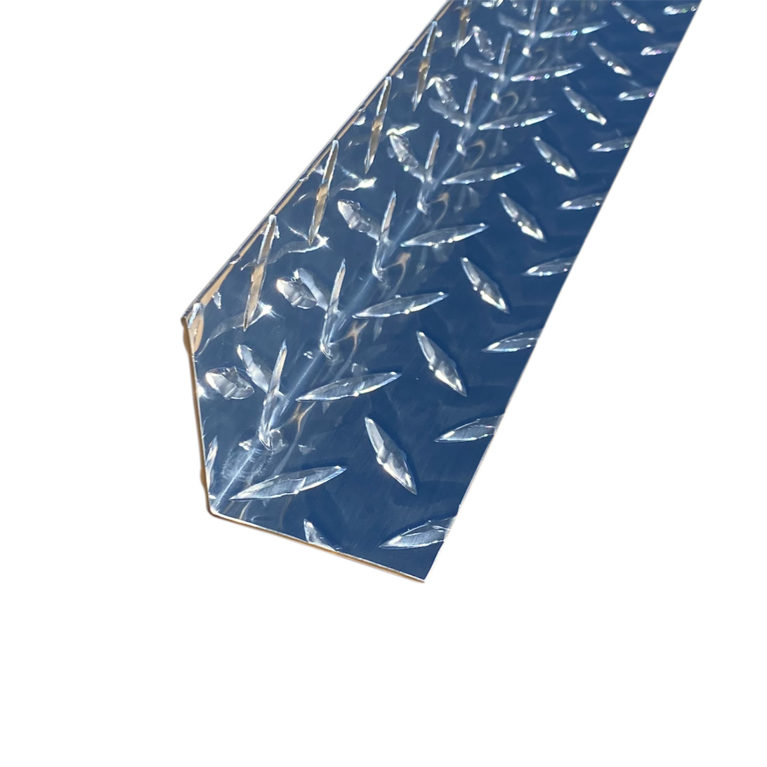 2″ x 2″ x 48″ Aluminum Diamond Plate INSIDE Corner Guard – .045″ Thick