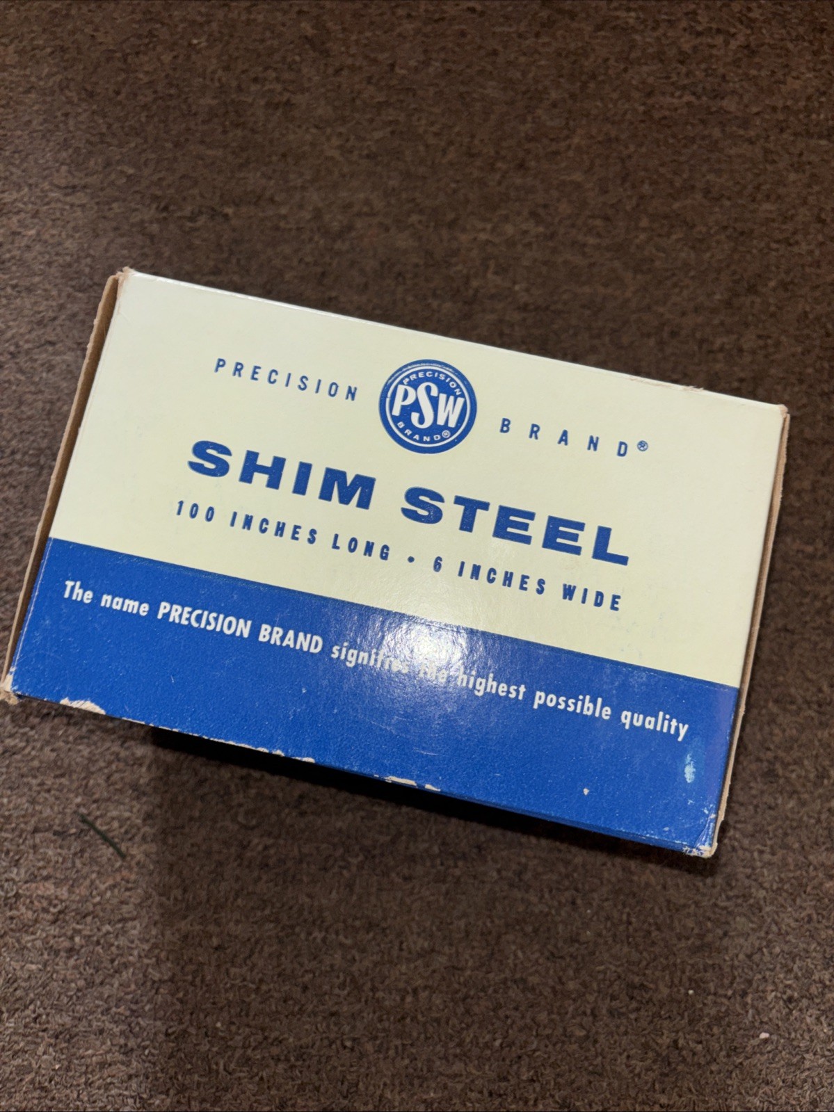 Precision Brand 16480 Steel Shim Stock Roll 0.012″ x 6″ x 100″ A-12