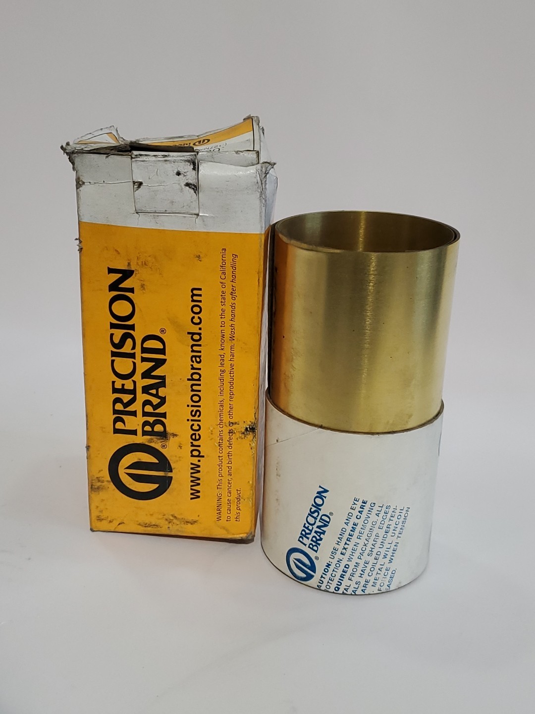 Precision Brand 17305 Brass Shim, 0.005, 6″x100″