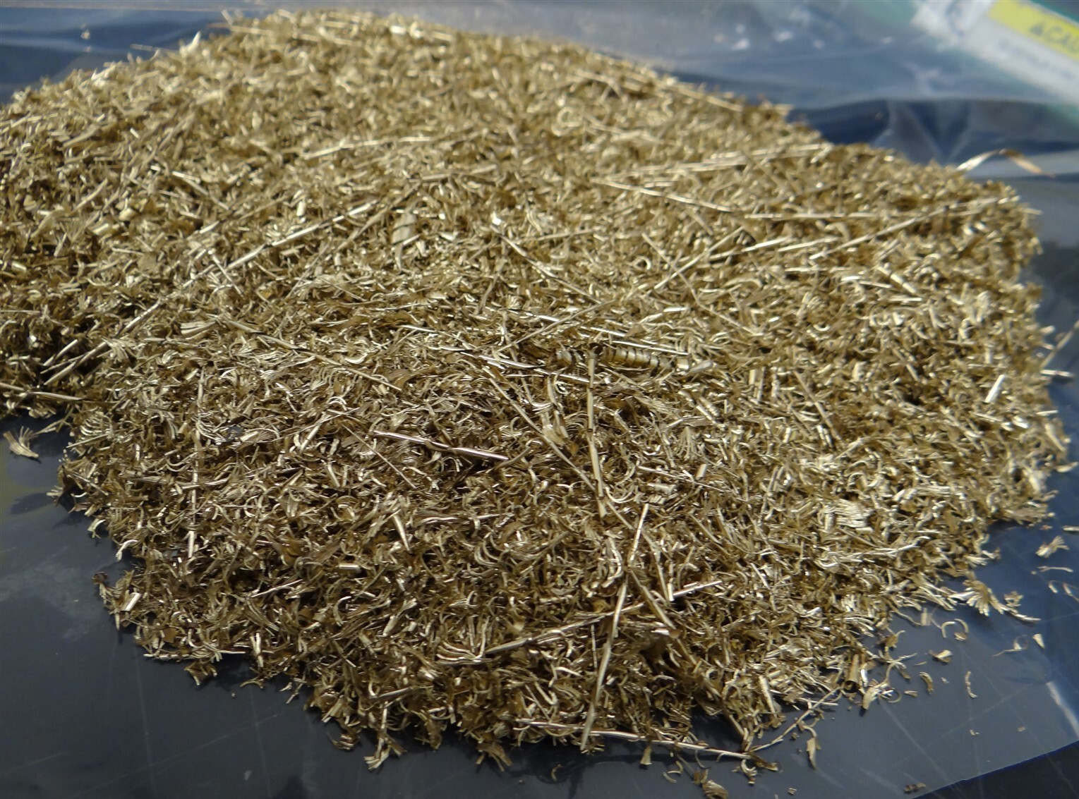 1LB of Unique Naval Brass Shavings Filings Turnings Chips Science Orgone Art