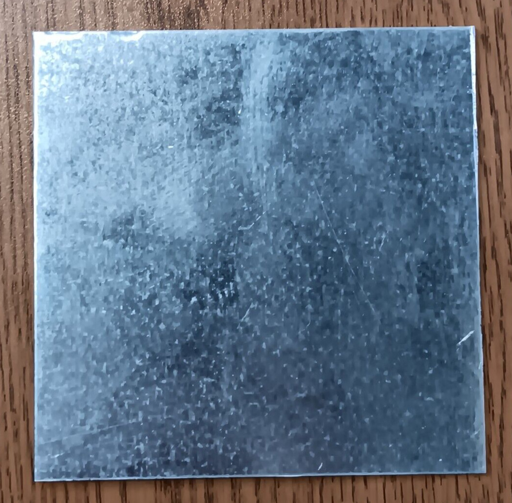 20PCS GALVANIZED G90 STEEL, 20GA (.035) 4″X4″, SCRAP, WELDING