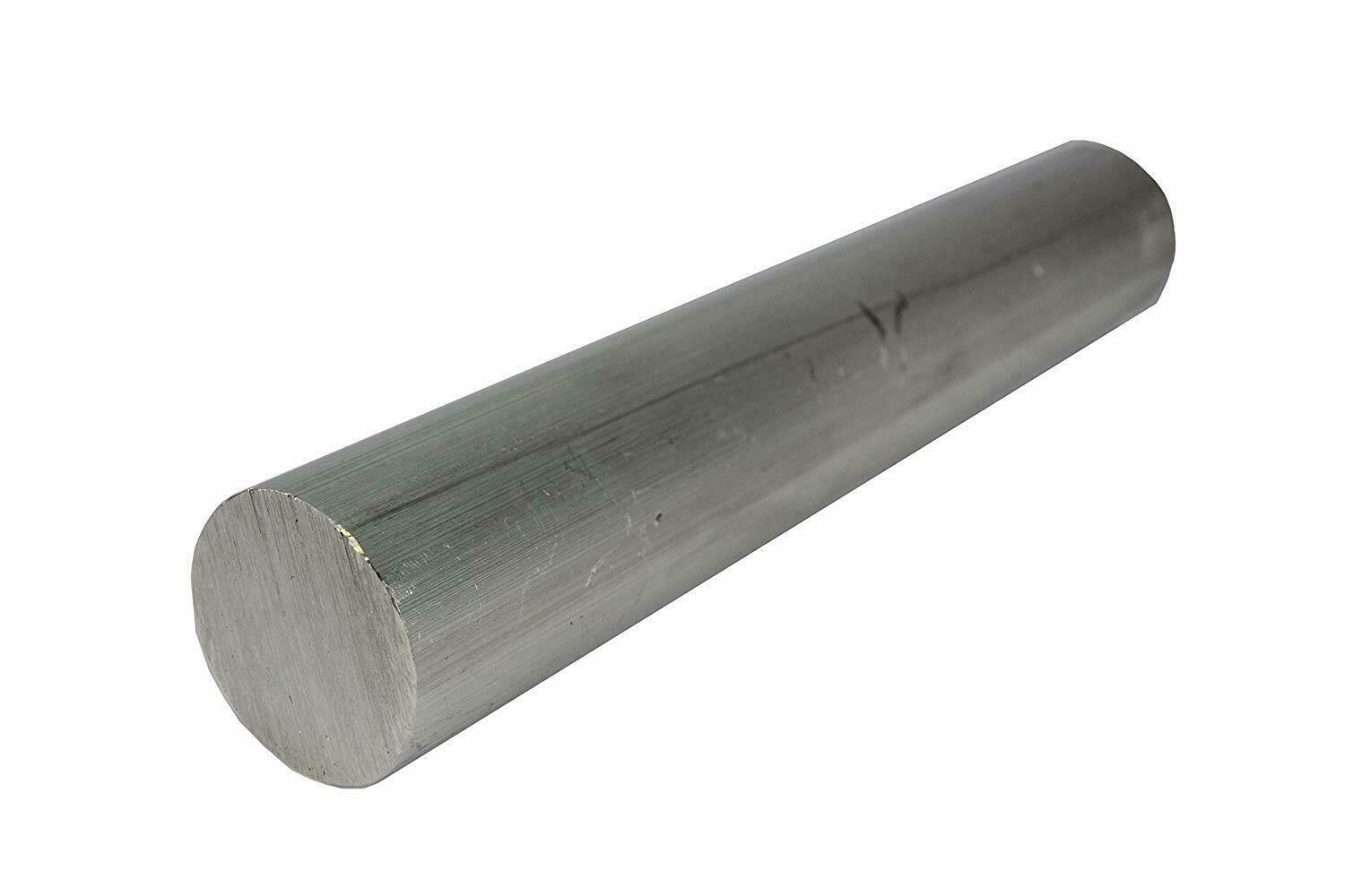 Aluminum 6061 round rod 10″ long 2-1/2″ solid t6511 lathe bar stock 2.50″ od x10