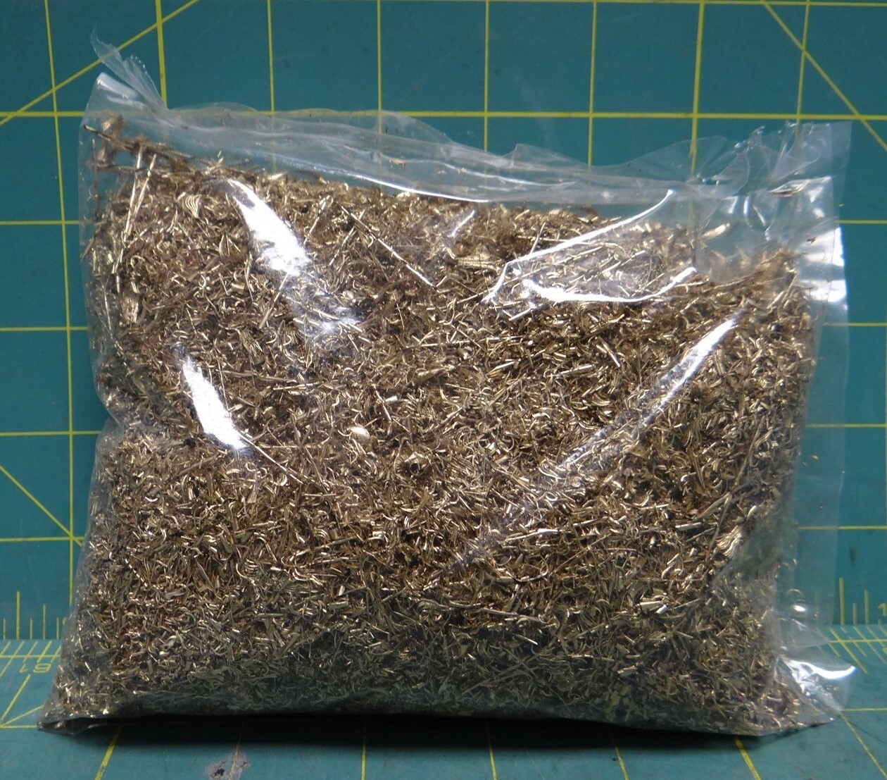 1LB of Unique Naval Brass Shavings Filings Turnings Chips Science Orgone Art