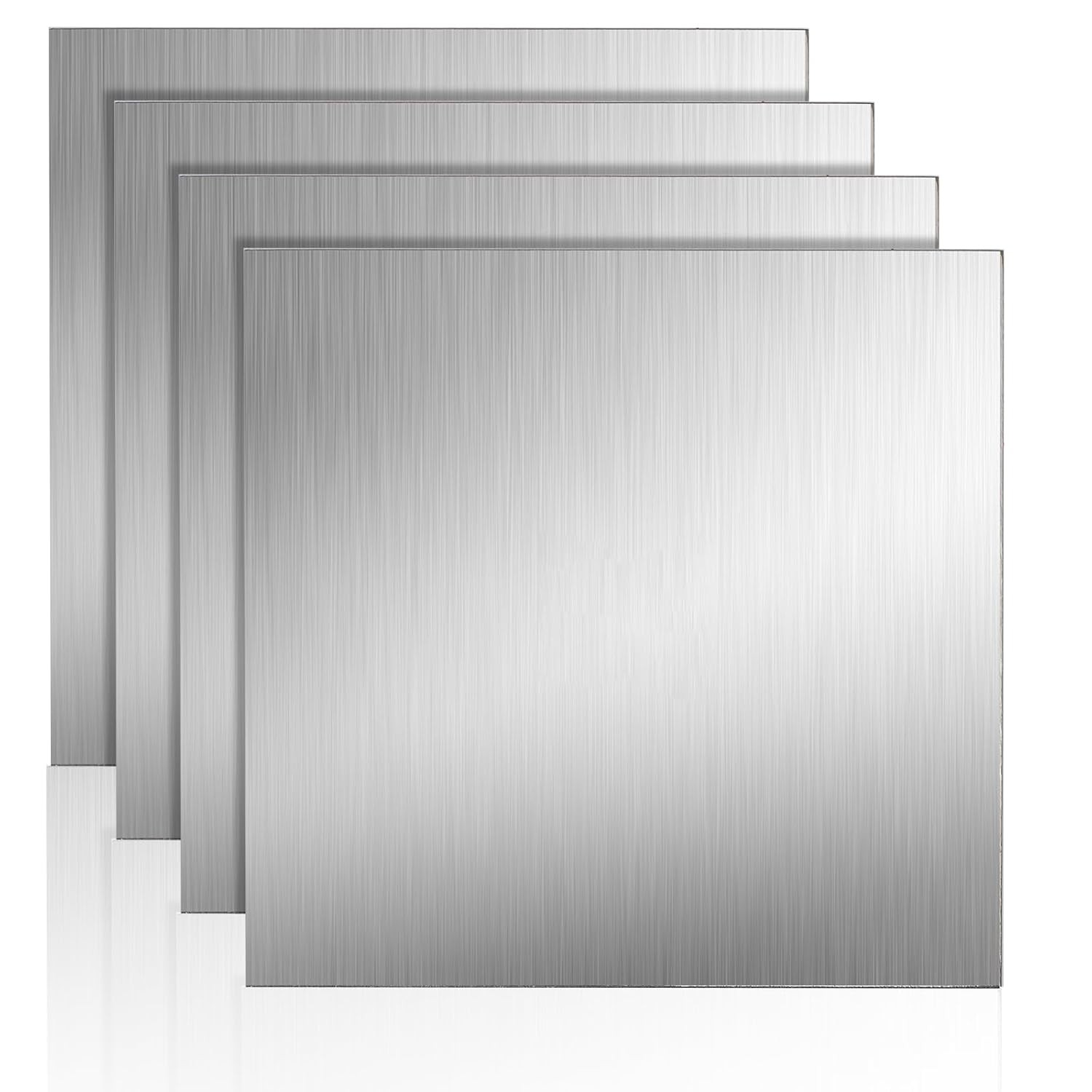 4 Pack Titanium Plate Sheets, 4″ x 4” x 0.04″ Titanium Metal Sheet, 1mm Thick T