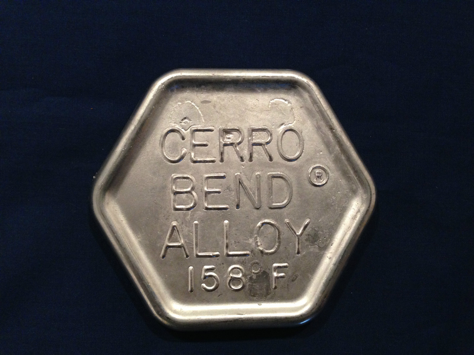 Cerrobend Low Melting Temperature Alloy – 1 lb. Ingot