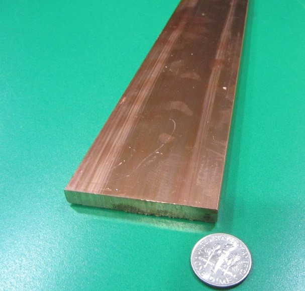 110 Copper Bar H02, 1/4″ Thick x 2.0″ Wide x 6 Ft Length