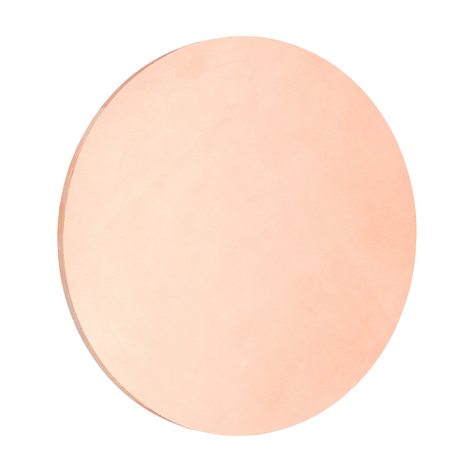 0.06″ Thick 3.1″ Dia Copper Round Plate C1100 Pure Copper Sheet