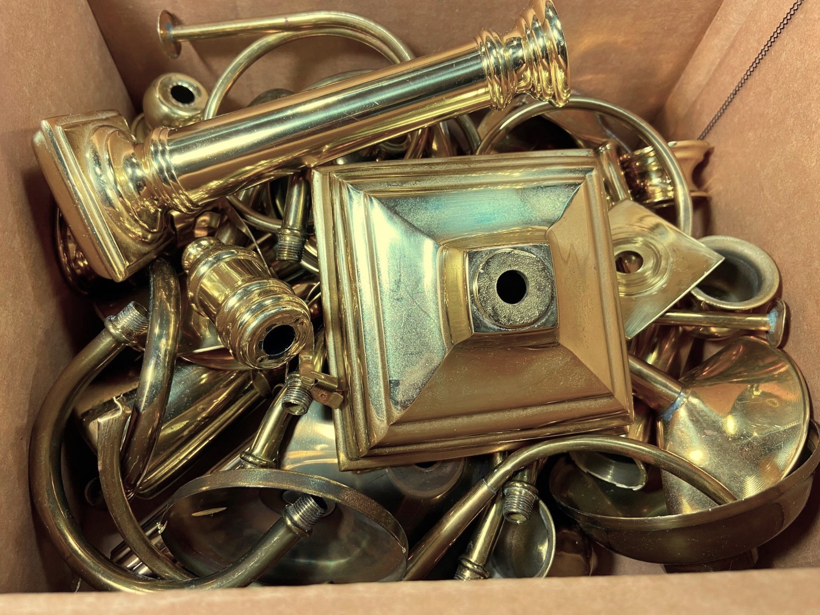 Scrap Yellow Brass – 5 pounds For Casting, Crafting, Sculpturing, etc.