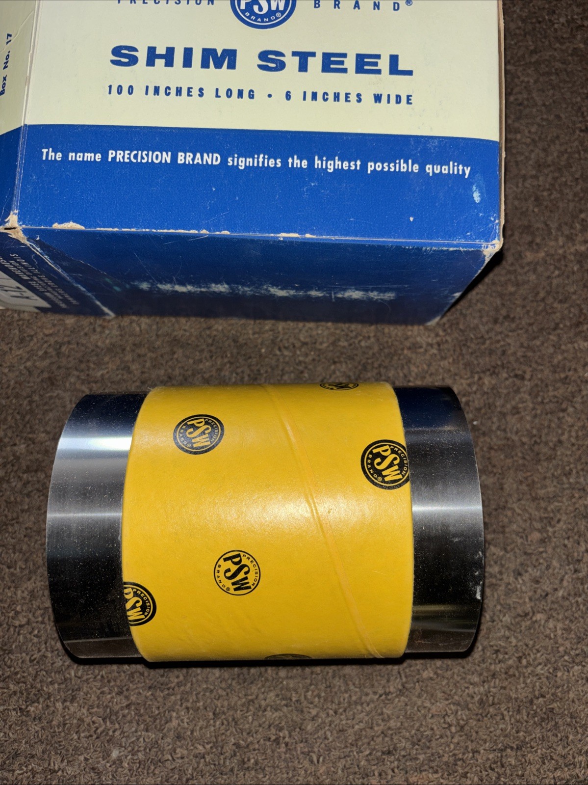 Precision Brand 16480 Steel Shim Stock Roll 0.012″ x 6″ x 100″ A-12