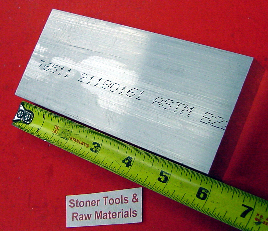 3 Pieces 1″ X 3″ ALUMINUM 6061 FLAT BAR 6″ long T6511 Solid NEW Mill Plate Stock