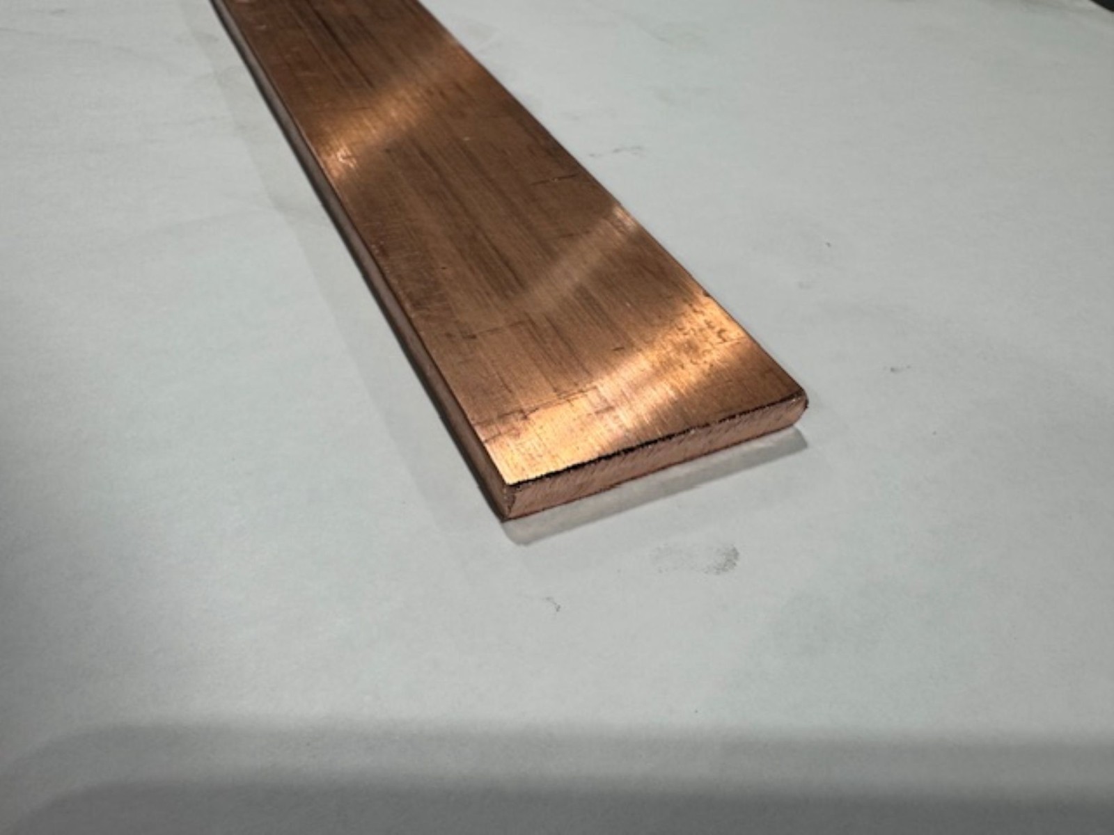 1/4″ x 2″ Copper 110 Flat Bar x 4 Inches Long