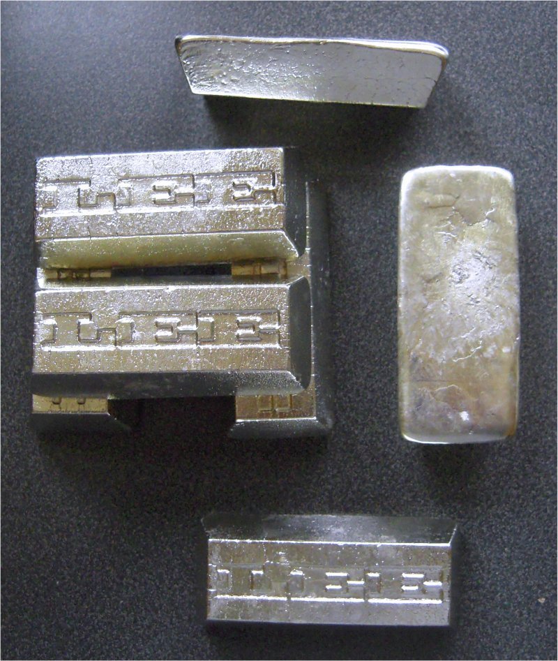 Quantity 20 – 8 Ounces TIN metal Ingot 99.97% – 226.8+ grams lb BAR 10 lb total