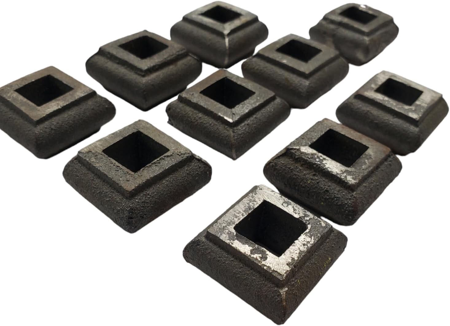 Baluster Collars for 1/2″ Square Tubing – Weld on – 10 in Pack – 5/8″ Deep