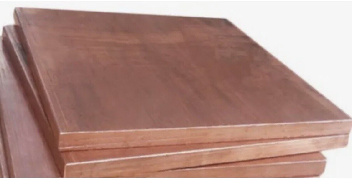 6mm COPPER 110 PLATE 40mm X 40mm CU110🇺🇸99.95% PURE! .250” X 1.58” X 1.58” USA