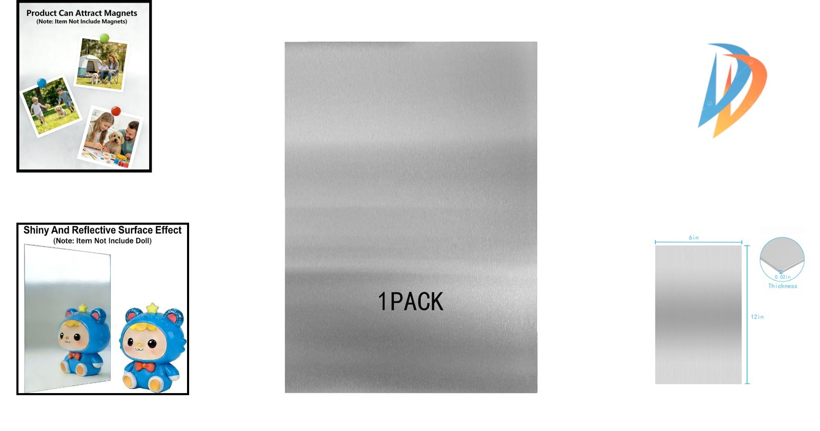 High-Quality 430 Stainless Steel Plate with Protective Film – 14.5″ x 11″